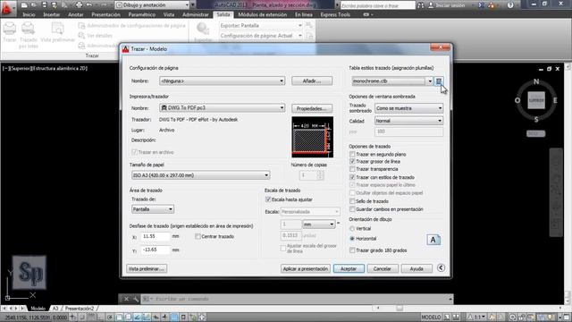 Autocad - Imprimir en espacio modelo a escala. Imprimir de dwg a pdf. Tutorial es español HD смотреть онлайн