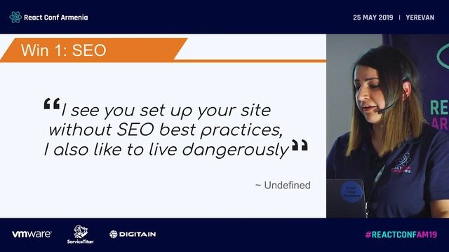 Server-side Rendering with ReactJS: Win or Lose by Lilit Tadevosyan (Arm) | ReactConfAM19 смотреть онлайн