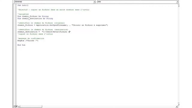 VBA Copier un fichier sans l'ouvrir смотреть онлайн