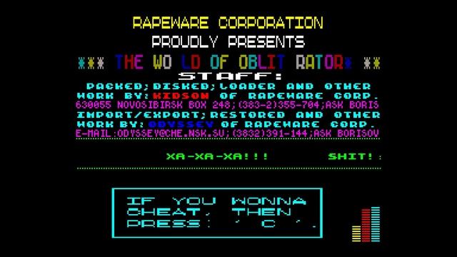World Of Obliterator Crack Intro-Rapeware Corporation смотреть онлайн