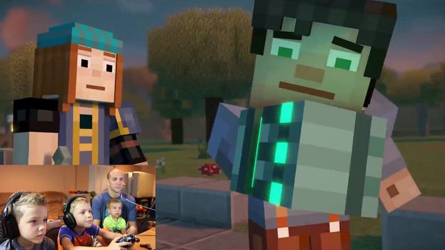 Fidget Spinner Time! Minecraft Story Mode Season 2 Episode 1 Part 2 смотреть онлайн