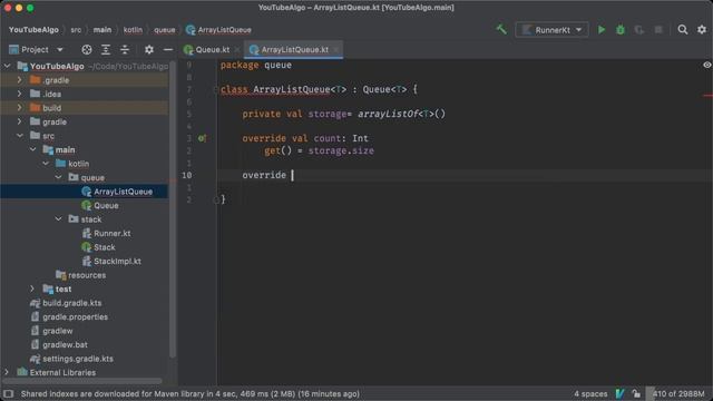 Data Structures in Kotlin - Queue смотреть онлайн