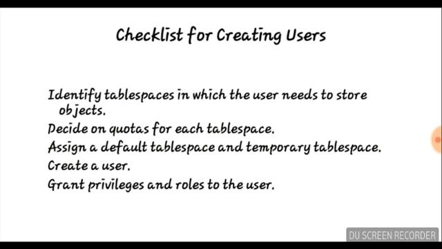Checklist For Creating User | Oracle Database | Lecture in Urdu/Hindi смотреть онлайн