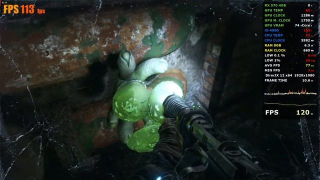Metro Exodus - RX 570 4GB - i5 4590 - 8GB Ram - 1080p смотреть онлайн