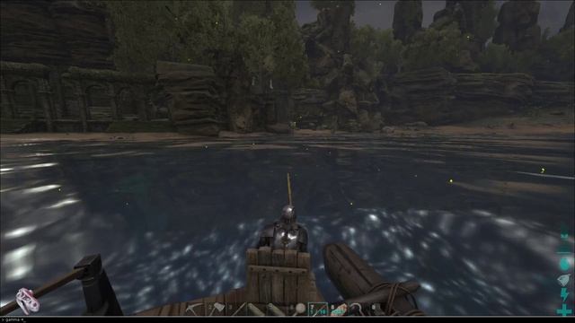 ARK: Survival Evolved Annunaki Genesis рыбалка (выживание часть 29). смотреть онлайн