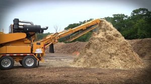 Дробильная установка HG4000 Vermeer в работе