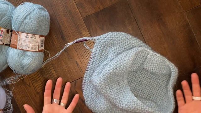 Снуд за вечер #1 Использована пряжа: Alize Angora Gold ?alize Angora Gold Simli ?alize Kid Mohair