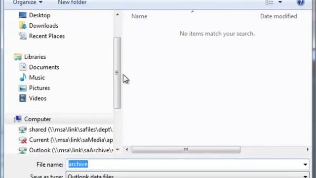 Microsoft Outlook 2010 Archiving Tutorial смотреть онлайн