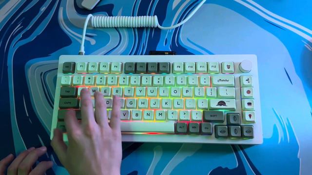 Akko Monsgeek m1w build! W/ Akko cream yellow pro switches смотреть онлайн