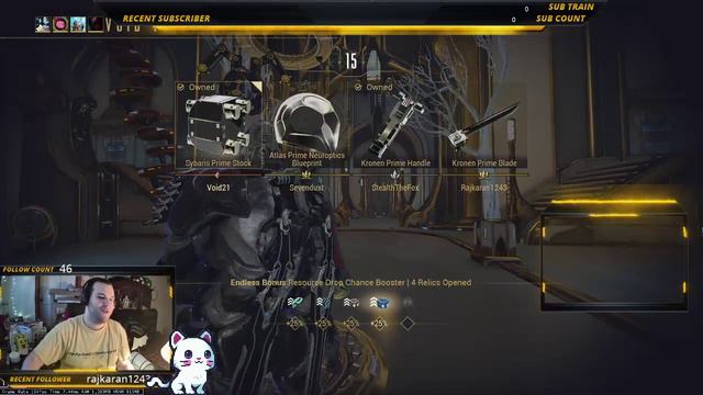 Requiem Mod Gathering & Lich Hunting! - Warframe Stream смотреть онлайн