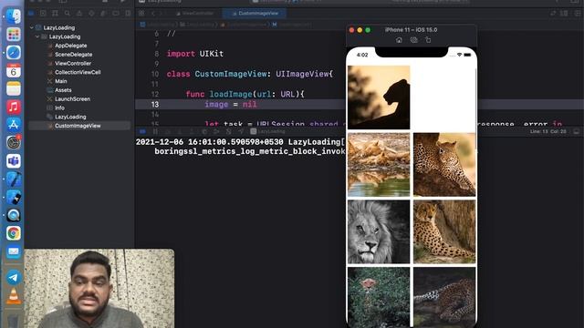 Lazy Loading Images in UICollectionView using Image Caching & URLSession | Async swift 5 Hindi. смотреть онлайн