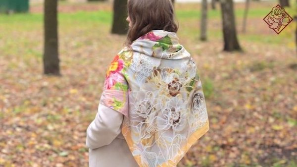 Платок из вискозы "10730", вид 2