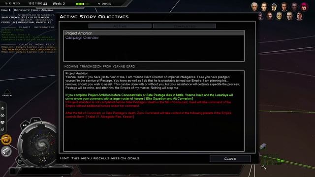 Imperial Wars 1 season | Imperial Remnant|EAWX Thrawn's Revenge - Введение#1 (protagonist:LoToTImUm смотреть онлайн