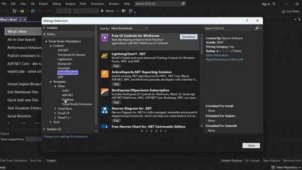 Extensions for Visual Studio 2022 (Download & Install Extensions)