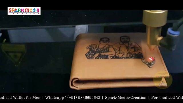 Personalised Leather wallet | Wallet printing kolkata | Customized Wallet for Men kolkata смотреть онлайн