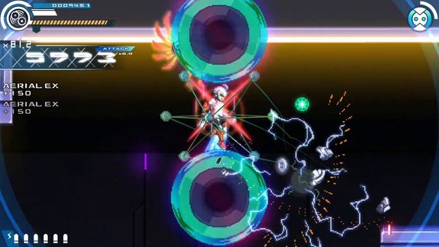 Gunvolt Chronicles: Luminous Avenger iX - Data Center Beta (High Score Run) смотреть онлайн