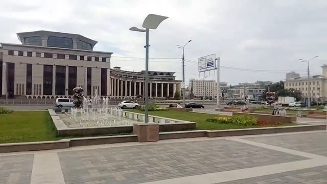 Площадь Тукая и театр Камала  Казань