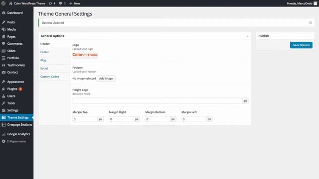 Color WordPress Theme - Add Custom Logo смотреть онлайн