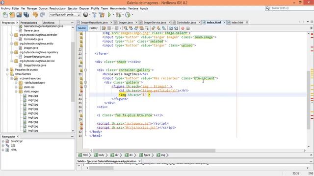 Galería de imágenes | Back-end | PARTE 2 | JavaWeb Spring boot e Hibernate Ajax JQuery| Fácil смотреть онлайн