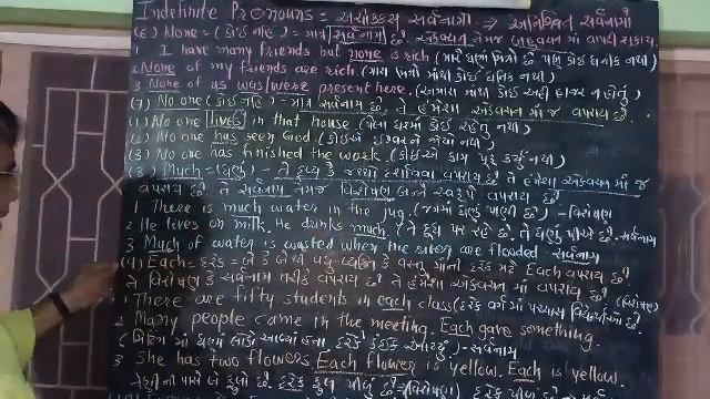 Indefinite pronounsPart 2( અચોક્કસ સર્વનામો/અનિશ્ચિત સર્વનામો)None/No one/Much/Each/Every смотреть онлайн