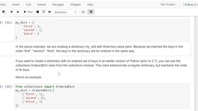 How can we Create a Dictionary with Ordered Set of Keys In Python смотреть онлайн
