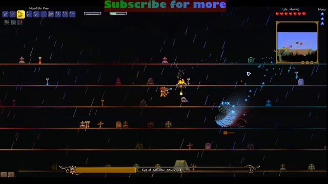 Terraria Modded Attack of The Eyes of Cthulhu Ep 3 смотреть онлайн