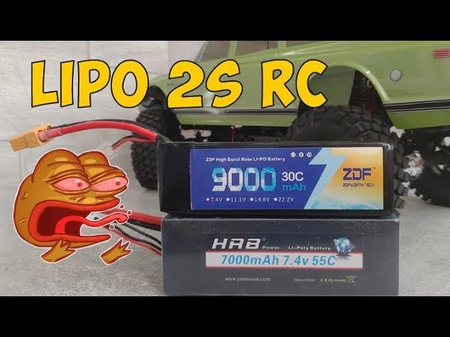 [Тест] Lipo аккумулятор Aliexpress. HRB 7000mah 2S Hard Case Lipo Battery против ZDF 9000mah 2S