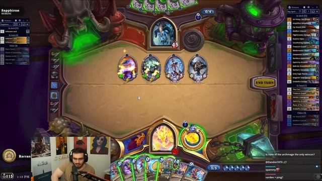 Doing the "Impossible" Sapphiron Hearthstone Challenge смотреть онлайн