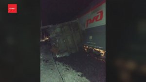 Пассажирский поезд столкнулся с грузовым по пути в Абакан
