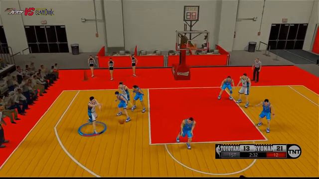 KnB VS Slamdunk Toyotama vs Ryonan Part 1 (NBA 2k14 Anime Mod) смотреть онлайн