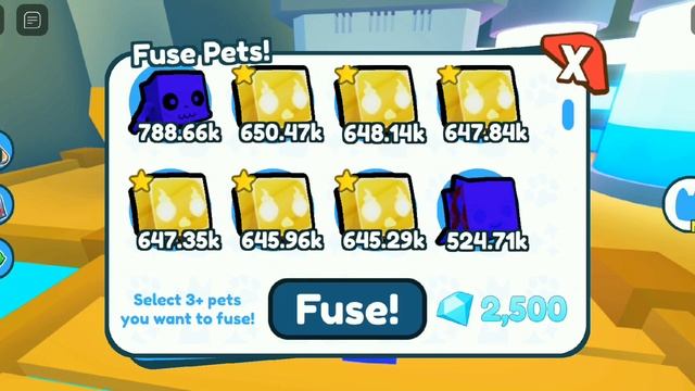 Скрафтил легу?!в Pet Simulator X в Roblox смотреть онлайн