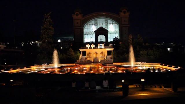 Чехия - Прага - поющие фонтаны смотреть онлайн