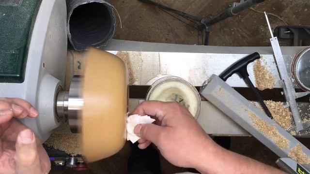 Woodturning Elm Bowl, Part 2. | Чаша из вяза. Вторая часть - точим уже сухую заготовку. смотреть онлайн