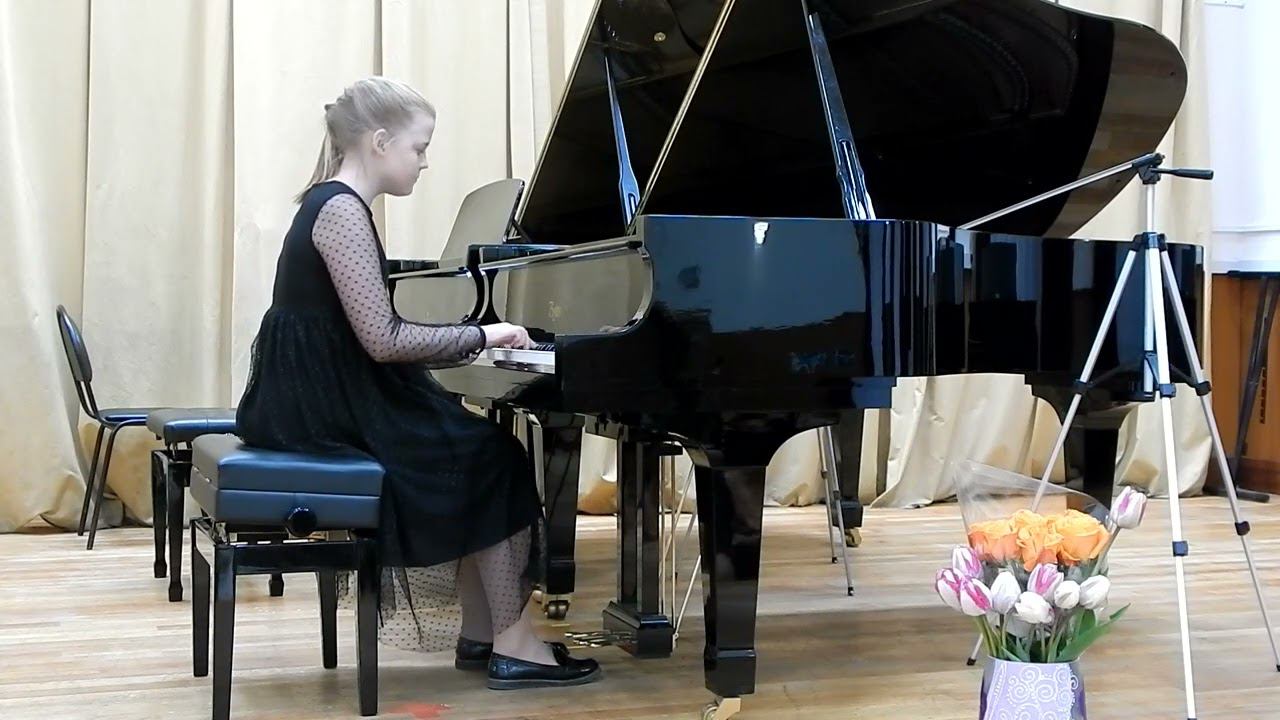 К. Дебюсси "Маленький негритенок", исп. Ананченко Виктория (класс преподавателя Кочневой М.В.) смотреть онлайн