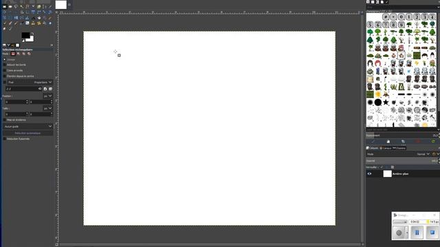 GIMP préférences et table de travail смотреть онлайн