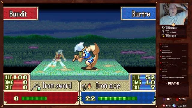 Part 1: Fire Emblem 7, Blazing Sword, Hector Hard Mode, Ironman Stream смотреть онлайн