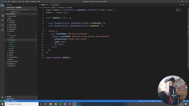 Coding A Simple Accounting App With React - Part 3 - Adding Bills смотреть онлайн