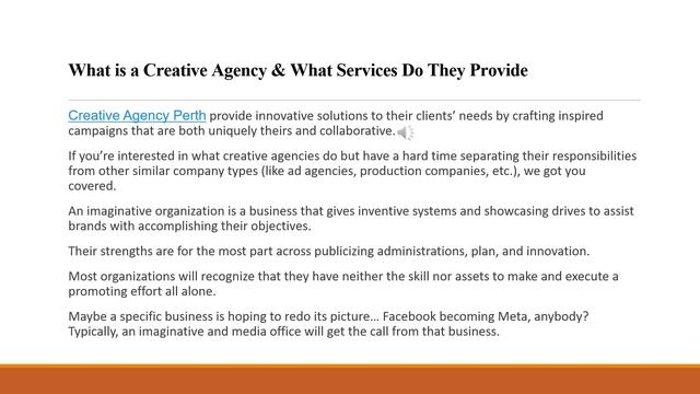 What is a Creative Agency & What Services they provide смотреть онлайн