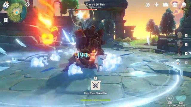 [Genshin Impact ] Combine elements to kill golems смотреть онлайн