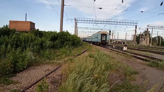 KZ4Ac-0021(тчэ-11 Нур Султан) с поездом 340 Пресногорьковская Павлодар смотреть онлайн