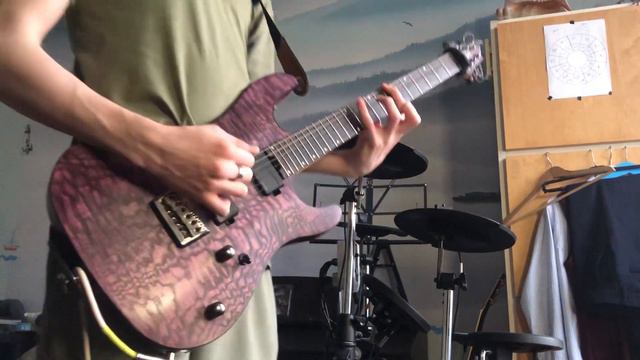 Metallica - the god that failed (guitar cover with solo), one take смотреть онлайн