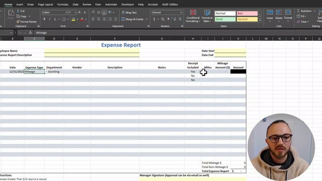 Expense Reporting in Excel - A NIFTY & DUMMY-PROOF Template смотреть онлайн
