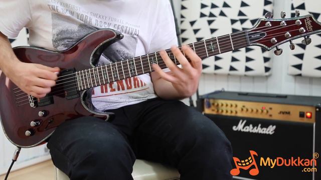 Schecter Hellraiser C-1 - Elektro Gitar İncelemesi (Hızlı Video) смотреть онлайн