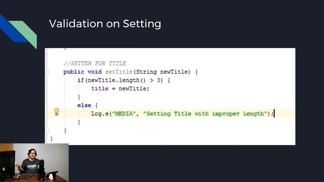 JAVA ESSENTIALS - SETTERS AND GETTERS смотреть онлайн
