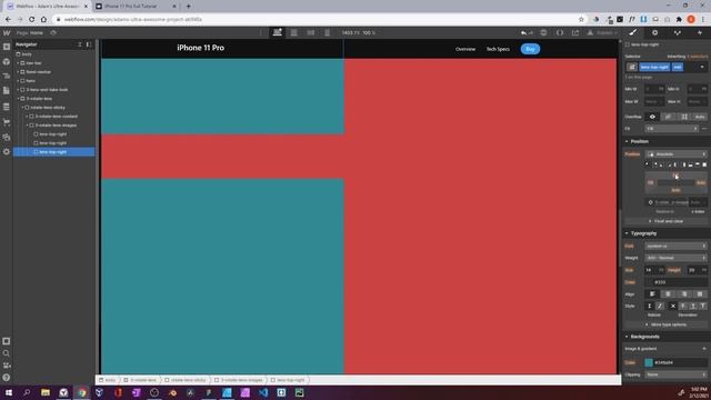 Built iPhone 11 Pro Website Apple Product by yourself ( Webflow Practice 2 ) смотреть онлайн