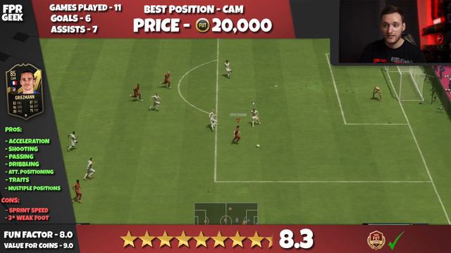 "HE'S ACTUALLY META! HOWEVER..." - 85 Rated Antoine Griezmann Fifa 23 Player Review! 🇫🇷 смотреть онлайн