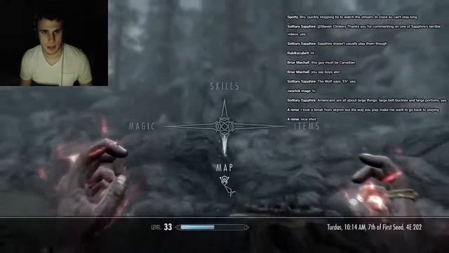 Skyrim SE Pure Mage Livestream! LEGENDARY Difficulty lv33 смотреть онлайн