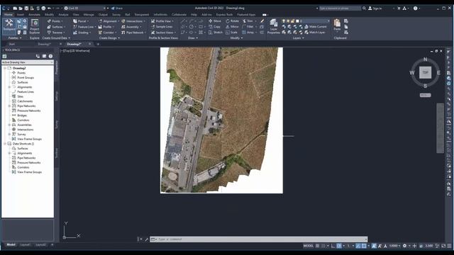 Step by step how to import 3Dsurvey pointcloud, 3Dmesh and orthophoto data into AutoCAD смотреть онлайн
