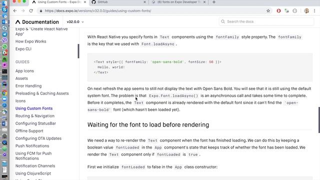 Шрифты в React/Expo смотреть онлайн