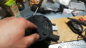 замена щеток и коллектора  генератора ford focus двигатель 1.6 . установка ремня